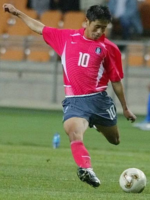 이영표 - 2002년 월드컵 슈팅 장면